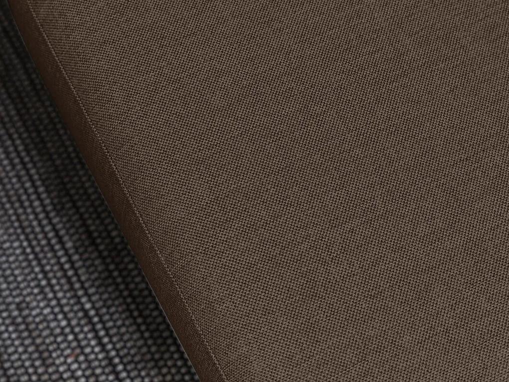 Γωνιακός Καναπές Scandinavian Choice C158, Καφέ, Μαύρο, 345x285x86cm, Πόδια: Πλαστική ύλη | Epipla1.gr