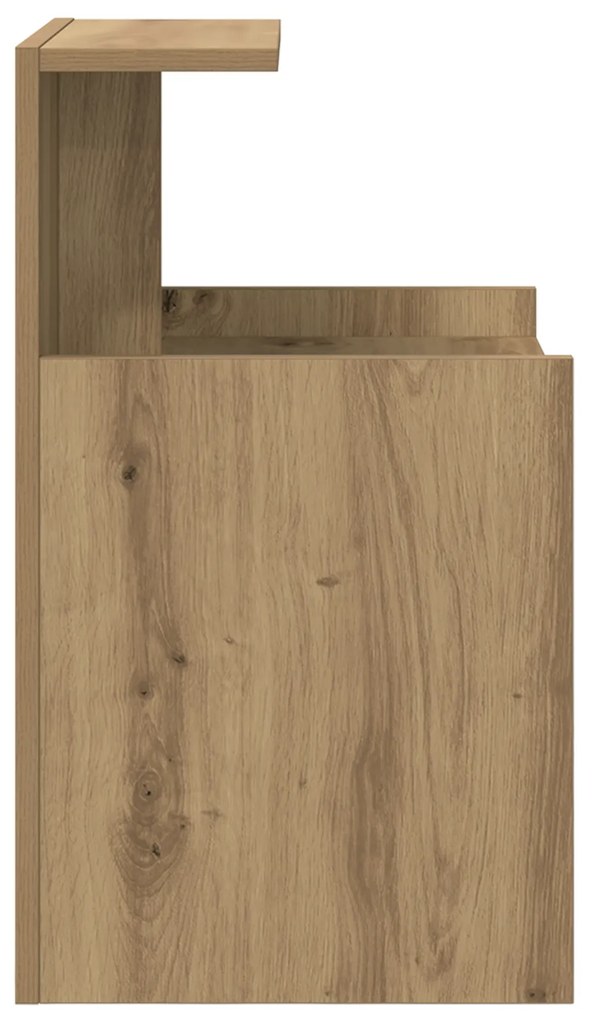 vidaXL Κομοδίνο - Artisan Oak - 40 x 35 x 60 εκ - Επεξεργασμένο Ξύλο