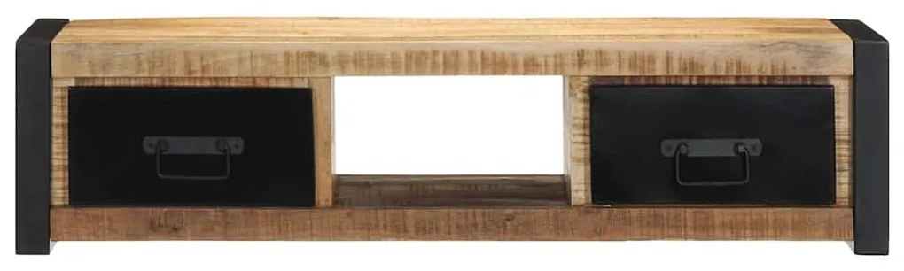 vidaXL ντουλάπι τηλεόρασης  100x30x25 cm Στερεό ακατέργαστο ξύλο Mango