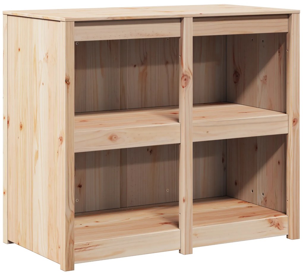 vidaXL Ντουλάπα Εξωτερικής Κουζίνας 106x55x92 cm Από Στερεό Ξύλο Πεύκο