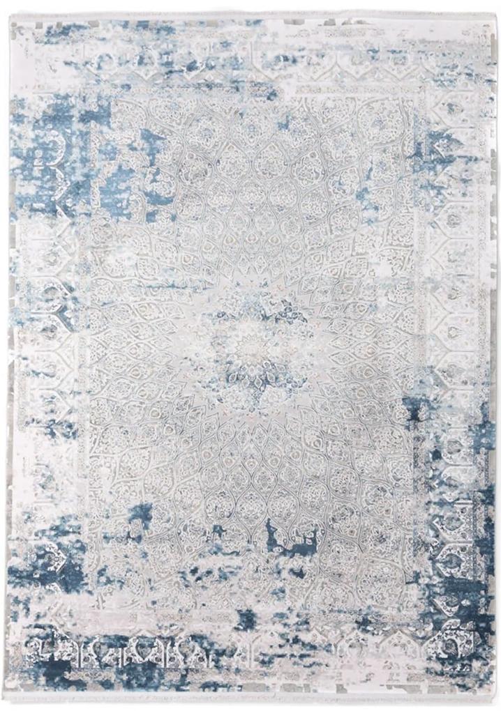 Χαλί Bamboo Silk 6794A Light Grey-Dark Blue Royal Carpet 240X300cm
