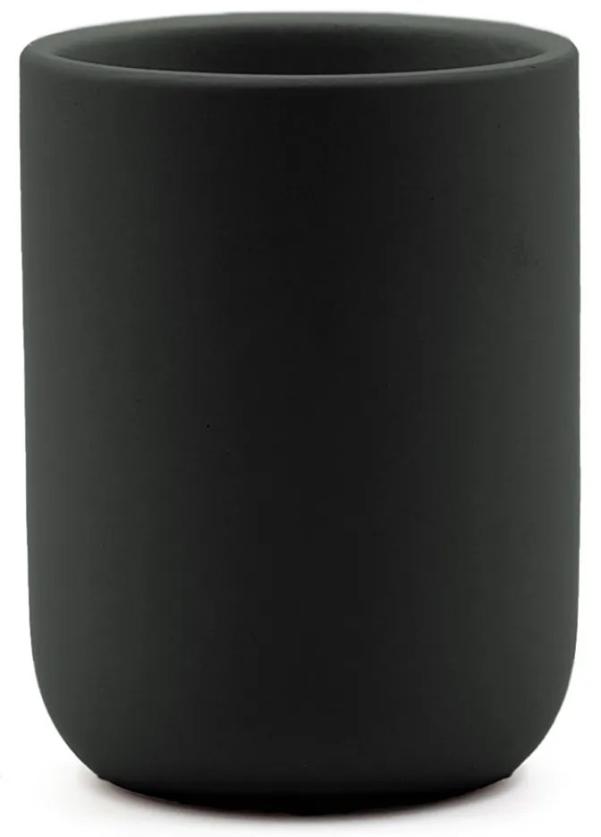 Ποτήρι Οδοντόβουρτσας (Φ7.5x10.5) L-C Ceralia Black 1802174