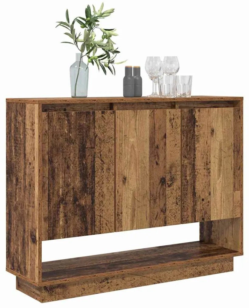 vidaXL Πλαϊνό γραφείο Παλαιό ξύλο 97 x 29 x 75 εκ. Επεξεργασμένο ξύλο