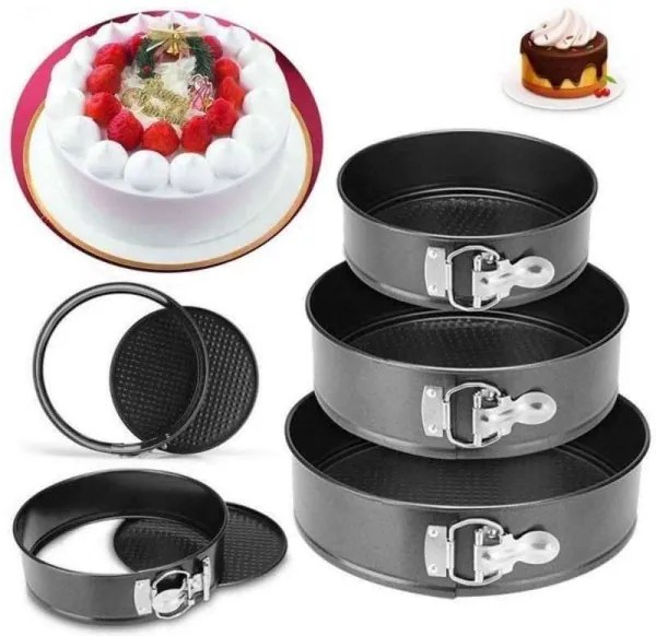 Φόρμες ζαχαροπλαστικής σετ 3τεμ. 87485 OEM