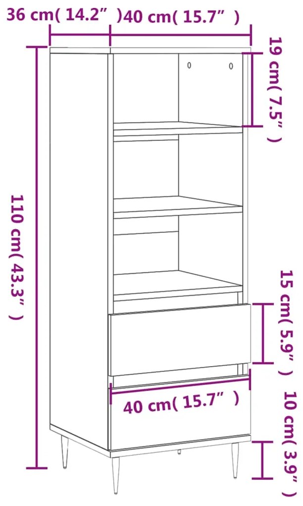 ΝΤΟΥΛΑΠΙ ΜΑΥΡΟ 40 X 36 X 110 ΕΚ. ΑΠΟ ΕΠΕΞΕΡΓΑΣΜΕΝΟ ΞΥΛΟ 831501