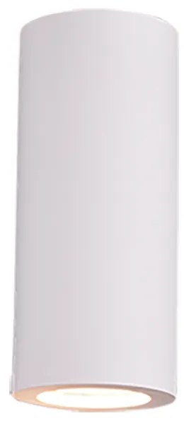 Zazou Μοντέρνο Φωτιστικό Τοίχου με Ντουί GU10 σε Λευκό Χρώμα Πλάτους 7.5cm Trio Lighting 201100201