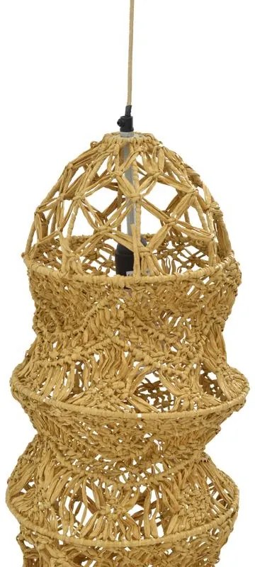 Φωτιστικό οροφής Frola Inart E27 φυσικό Φ25x115εκ 25x25x80 εκ.