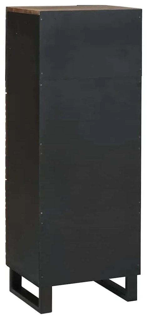 vidaXL Highboard Καφέ 40 x 33 x 110 εκ Μασίφ ξύλο μάνγκο