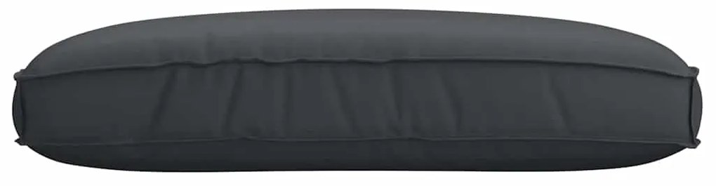vidaXL Μαξιλάρι παλέτας για κάθισμα Μαύρο 120 x 80 x 12 cm