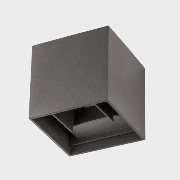 Απλίκα Εξωτερικού Χώρου LED Homelighting Cubo Black 77-9271