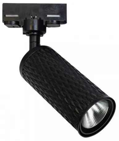 Σποτ Φωτιστικό Ράγας Τριφασικής 15 Μοιρών LED 9W IP20 3000K Μαύρο S062-15 Zambelis-S062-15-Μαύρο S062-15