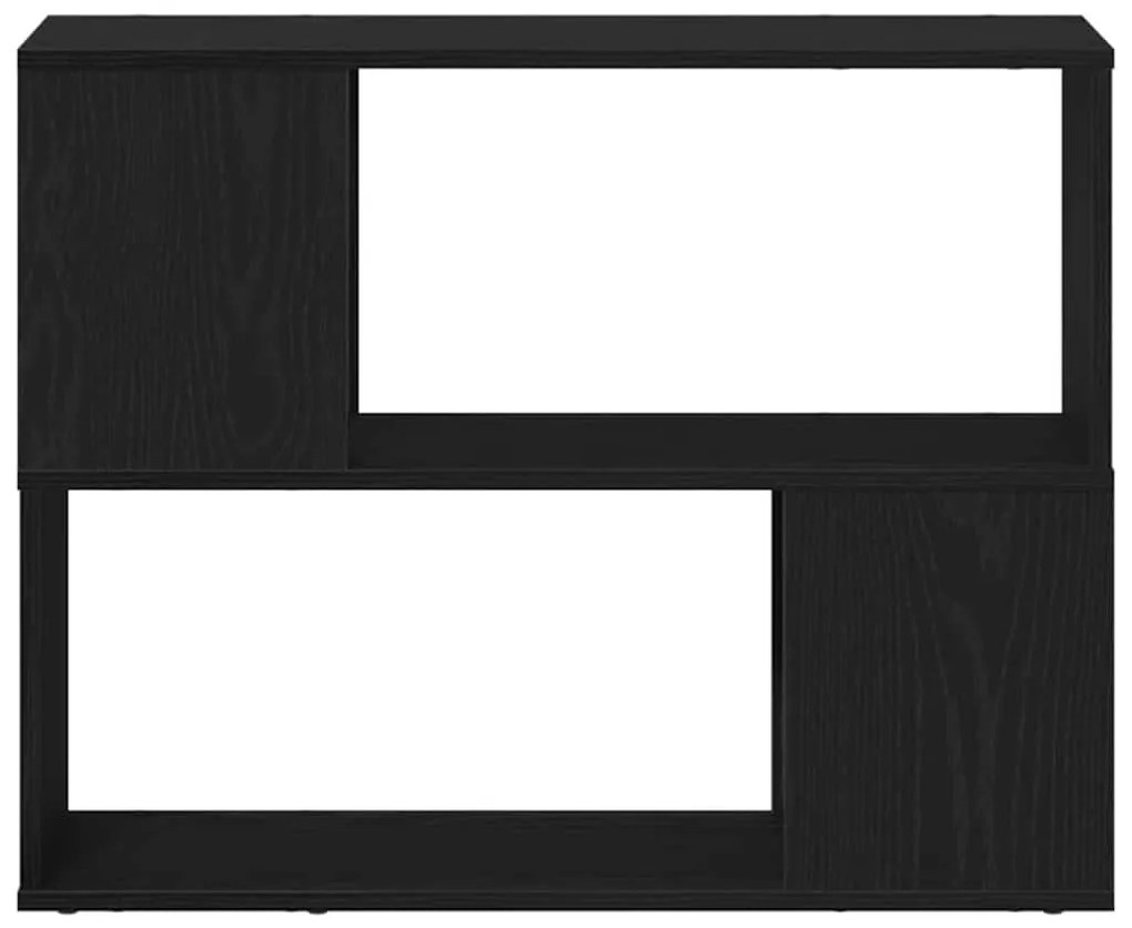 vidaXL Κέντρο ψυχαγωγίας Μαύρο 80 x 24 x 63 cm Επεξεργασμένο ξύλο
