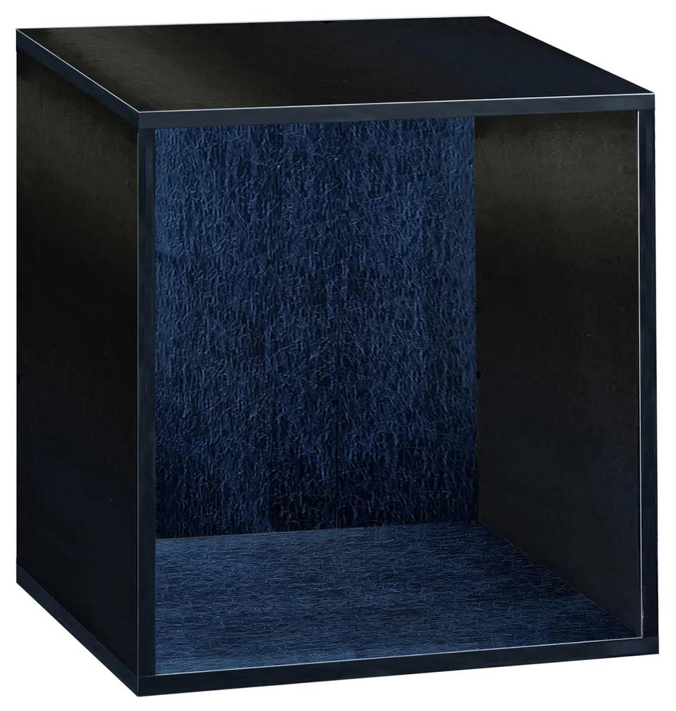 Ράφι Κουτί Επιτοίχιο KELD Μαύρο Μοριοσανίδα/Μελαμίνη 30x20x34cm