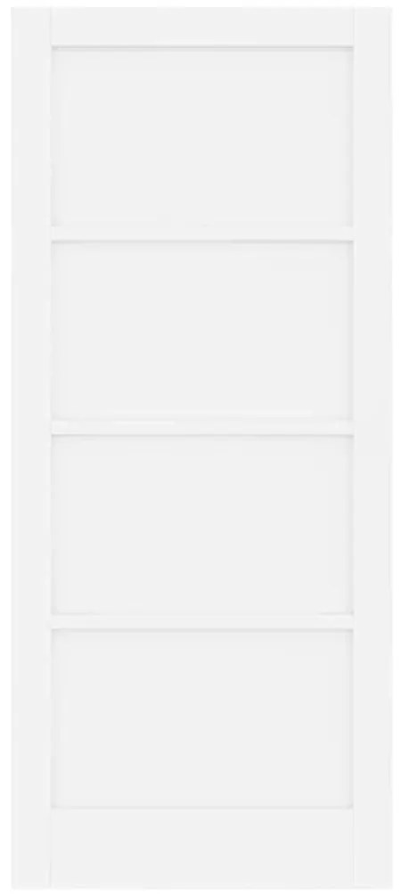 vidaXL Εσωτερική Πόρτα Λευκό 86 x 198.5 cm Κόντρα πλακέ