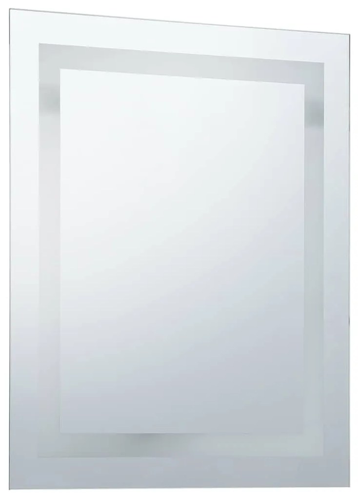 vidaXL Καθρέφτης Μπάνιου LED με Αισθητήρα Αφής 50 x 60 εκ.