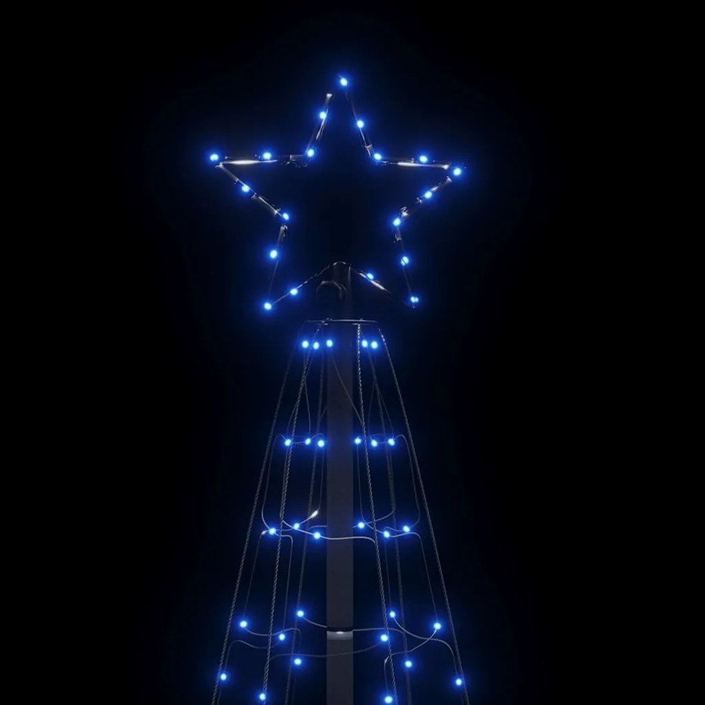 vidaXL Χριστουγεννιάτικο δέντρο LED με καρφιά 220 LED μπλε 180 εκ.