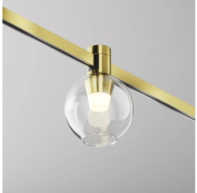 Φωτιστικό Μαγνητικής Ράγας Flarity LED 3W Ορείχαλκος 2700Κ Σφαίρα Bubble TR148-1-3W2.7K-BS-DE Maytoni TR148-1-3W2.7K-BS-DE
