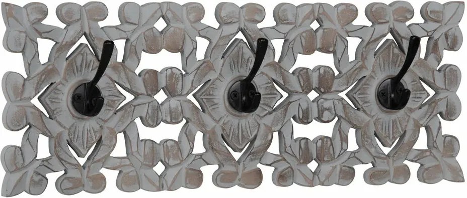 Κρεμάστρα Τοίχου γκρι mdf 16.5 x 45 εκ.