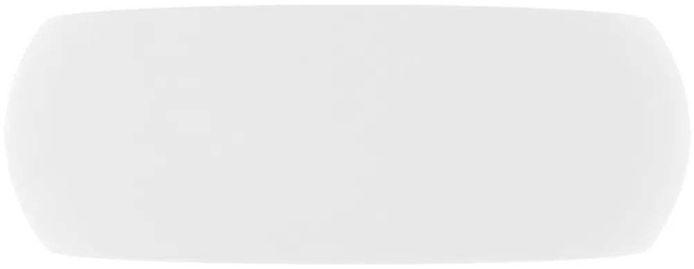 vidaXL Νιπτήρας Πολυτελής Στρογγυλός Λευκό Ματ 40 x 15 εκ. Κεραμικός