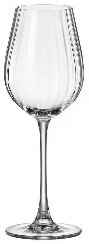 Ποτήρι Κρασιού Κρυστάλλινο Columba Optic Crystal Bohemia 400ml CTB1SI81400