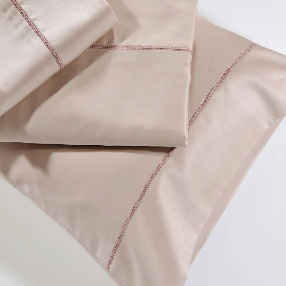 Σεντόνι S250/11 Με Λάστιχο Pudra Down Town King Size 100% Cotton Satin