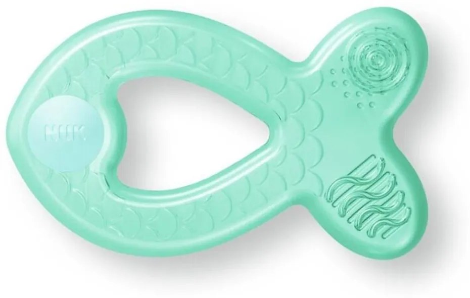 Μασητικό Οδοντοφυΐας Ψυγείου Extra Cool Fish 10256450 3 Μηνών Green Nuk Silicone