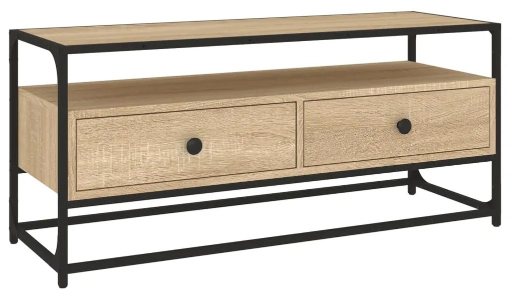 vidaXL Έπιπλο Τηλεόρασης Sonoma Δρυς 100x35x45 εκ. Επεξ. Ξύλο