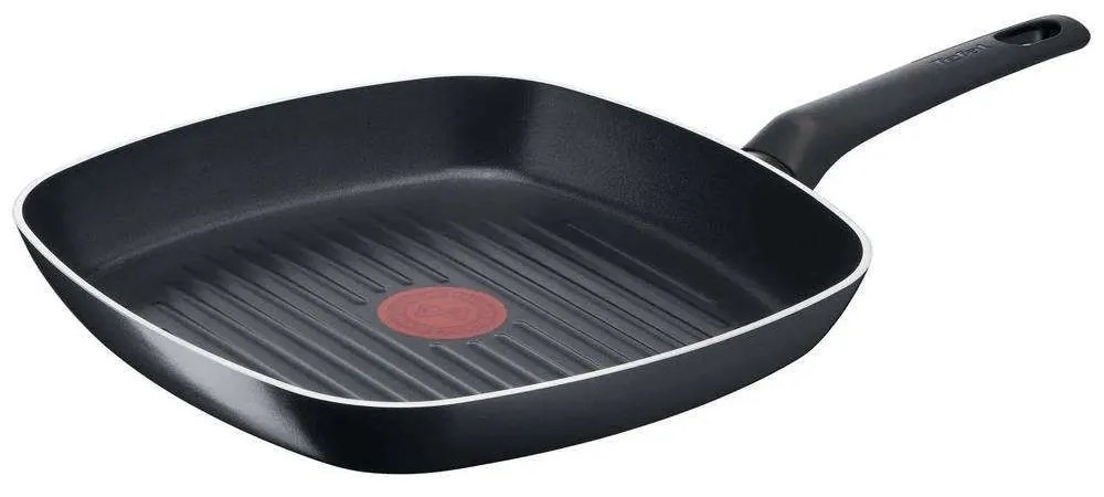 Τηγάνι Γκριλιέρα Simple Cook B55640 26x26cm Black Tefal 26cm Aluminium