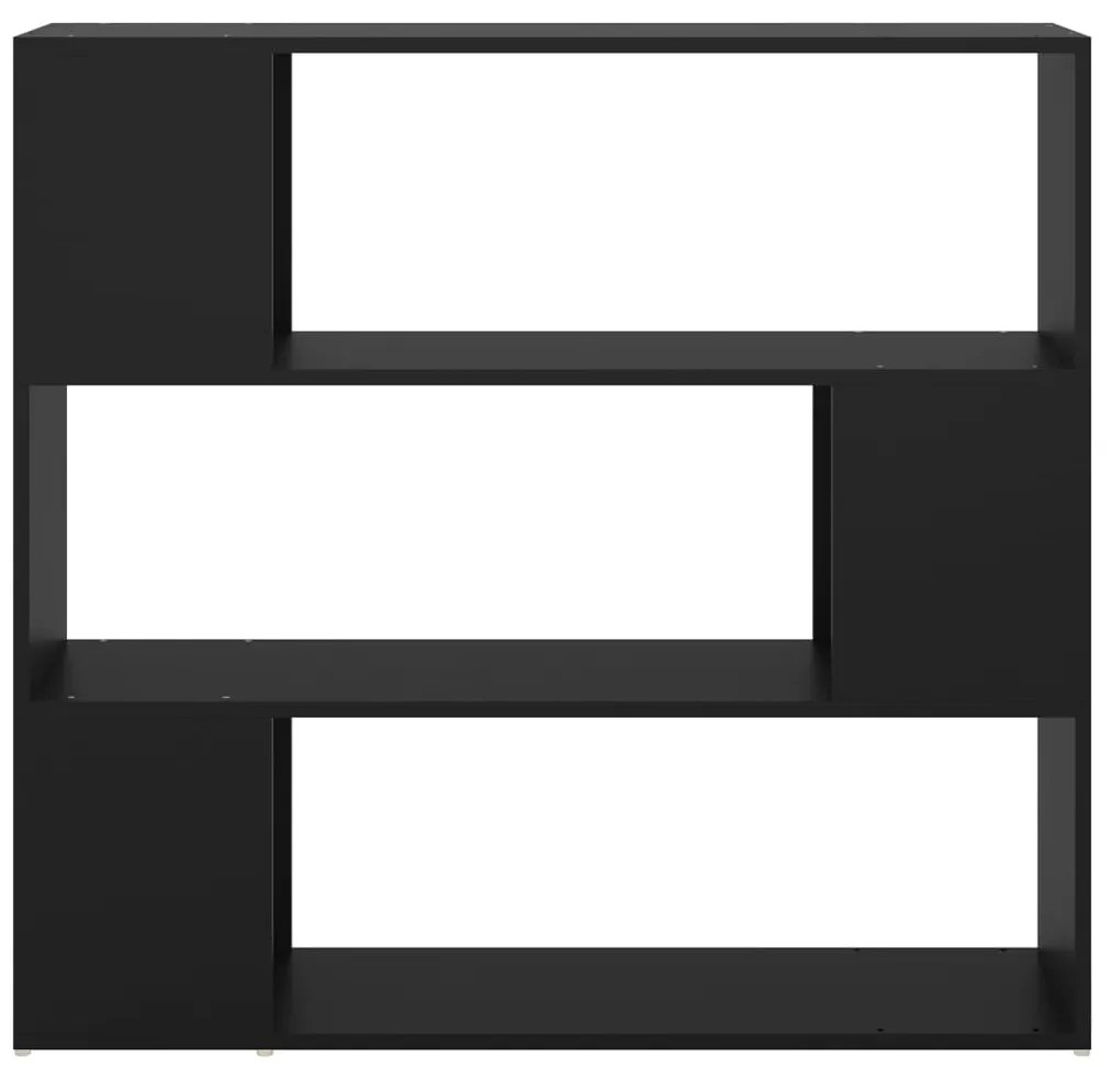 vidaXL Βιβλιοθήκη/Διαχωριστικό Χώρου Μαύρο 100 x 24 x 94 εκ.