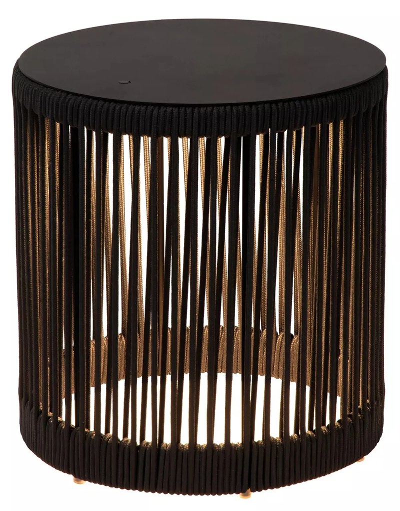 Φωτιστικό Επιδαπέδιο Lucide 06822-37-30 PINGI Μαύρο Ματ (Black Mat) 3000 K