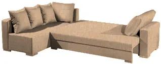 Γωνιακός καναπές Trendy-Δεξιά-285φ 185β εκ.-Sand - 285.00 Χ 185.00 Χ 90.00