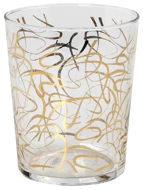 Ποτήρι Νερού 380ml Espiel Lucia Gold RAB533K6