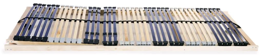 vidaXL Τελάρο Κρεβατιού με 42 Σανίδες &amp; 7 Ζώνες 80 x 200 εκ.
