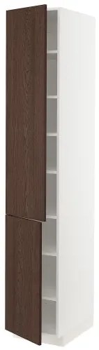 METOD ψηλό ντουλάπι με ράφια/2 πόρτες, 40x60x220 cm 694.617.15