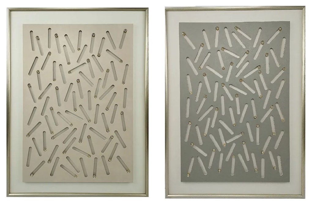 Καμβάς Home ESPRIT πολυστερίνη Καμβάς 90 x 3,5 x 120 cm