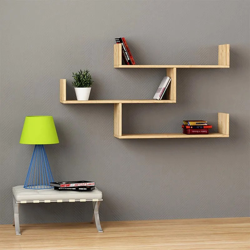 ΡΑΦΙΕΡΑ ΤΟΙΧΟΥ TIBET MEGAPAP ΧΡΩΜΑ ΦΥΣΙΚΟ ΟΞΙΑΣ 119X22X66ΕΚ.