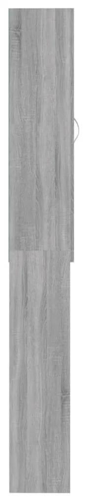 Ντουλάπι Πλυντηρίου Γκρι Sonoma 64 x 25,5 x 190 εκ.