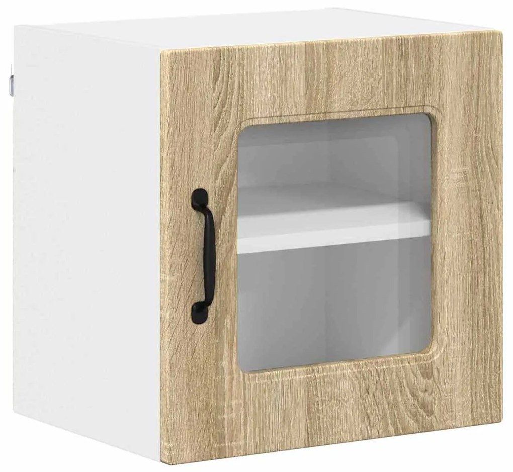 vidaXL Κρεμαστό ντουλάπι κουζίνας 2 pcs Δρύς Sonoma 40 x 31 x 40 εκ.