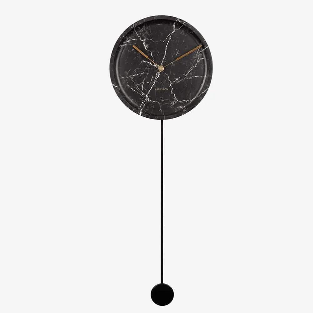 Ρολόι Τοίχου Pendule Longue KA5860BK 25x6x75,3cm Black Karlsson Πολυρεσίνη