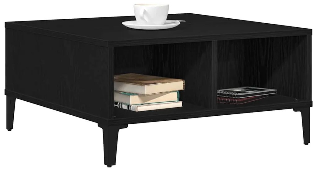 vidaXL Τραπεζάκι σαλονιού Μαύρη δρυς 60 x 60 x 30 cm