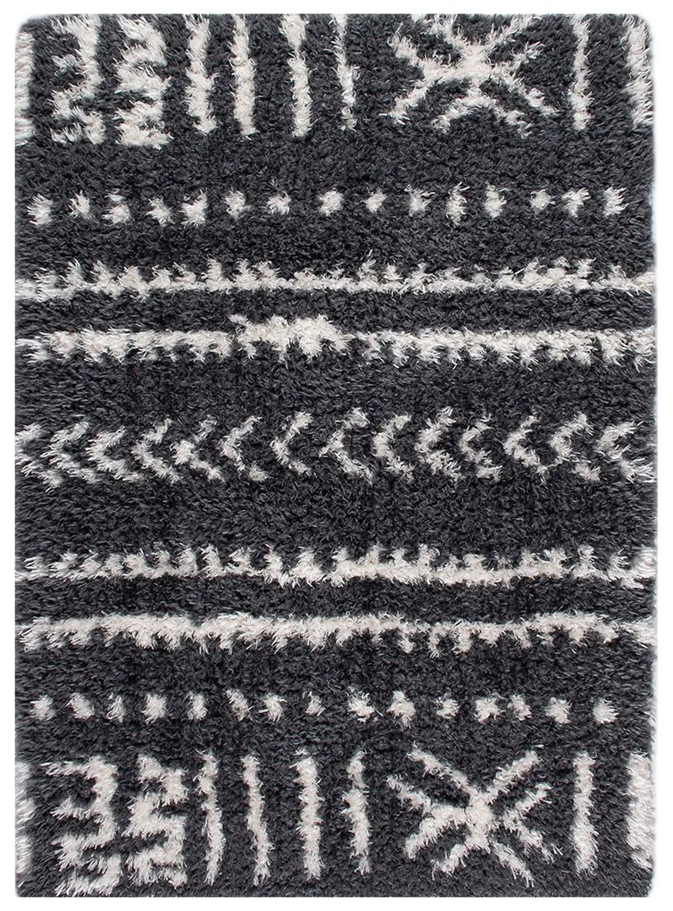 Χαλί (200x280) Polcarpet New Flokati 383 D.Grey/Beige