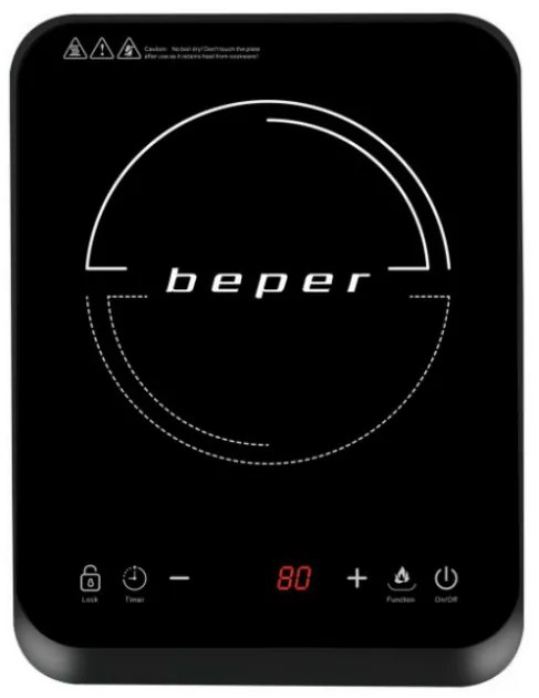 Ηλεκτρική Εστία Beper Επαγωγική Μονή 2000W BF.700