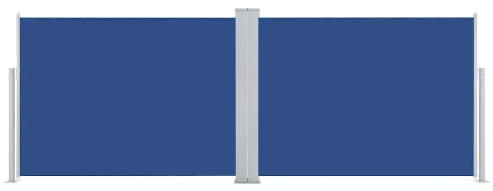 vidaXL Σκίαστρο Πλαϊνό Συρόμενο Μπλε 120 x 1000 εκ.