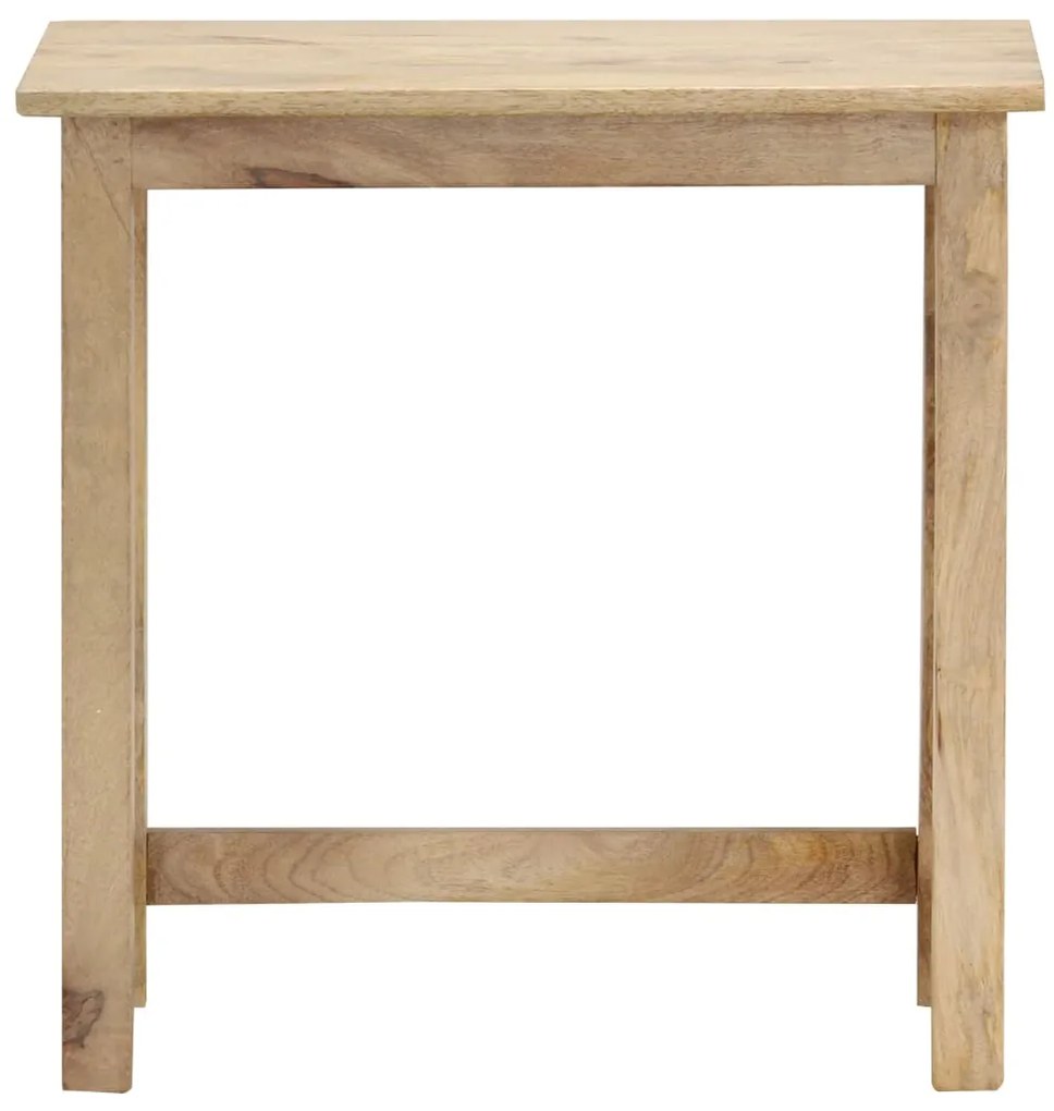 vidaXL Τραπεζάκια Ζιγκόν 3 τεμ. από Μασίφ Ξύλο Μάνγκο