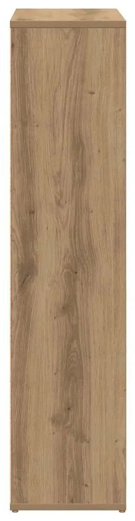 vidaXL Ντουλάπι βιβλίων Βελανιδιά τεχνίτη 50x25x104 cm