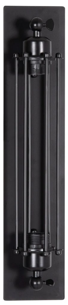 ΑΠΛΙΚΑ ΤΟΙΧΟΥ 2ΦΩΤΗ BEACON HM4463 ΜΕΤΑΛΛΟ ΣΕ ΜΑΥΡΟ 10x10x47Υεκ. - 0536070 - HM4463