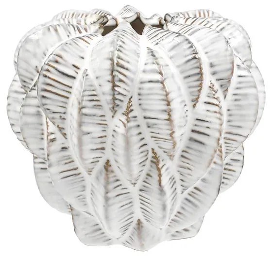 Κεραμικό Βάζο FL23914 Fylliana Λευκό Φ21x18 εκ. 21x21x18 εκ.