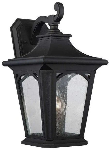 Φανάρι  Απλίκα Φωτιστικό Τοίχου 1xE27  Μαύρο  IP44  46cm  Bedford QZ-BEDFORD2-L Elstead Lighting-QZ-BEDFORD2-L-Μαύρο QZ-BEDFORD2-L
