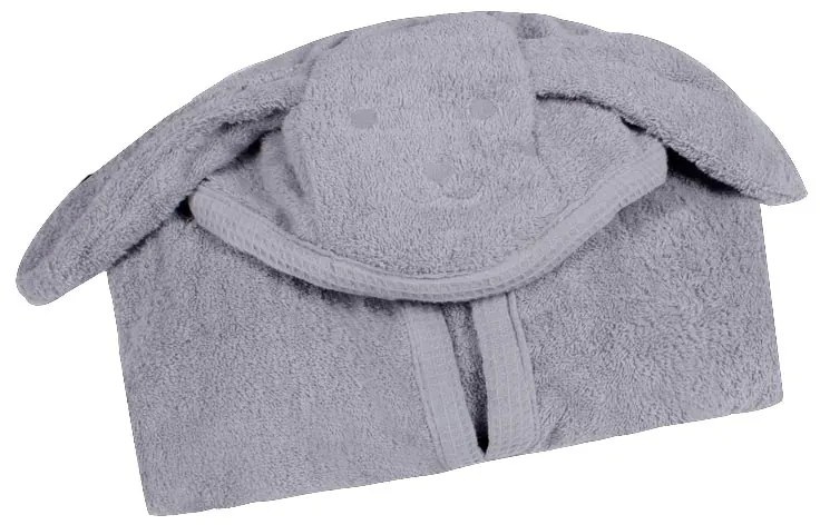 Παιδικό Μπουρνούζι Minene Bunny Grey Γκρι 1-2 Ετών