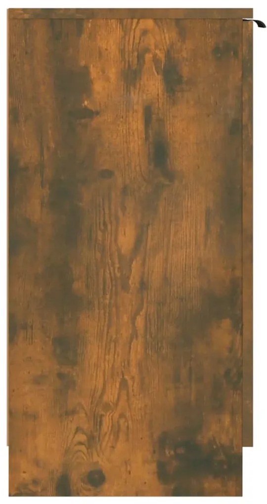 vidaXL Παπουτσοθήκη Καπνιστή Δρυς 59x35x70 εκ. από Επεξεργασμένο Ξύλο